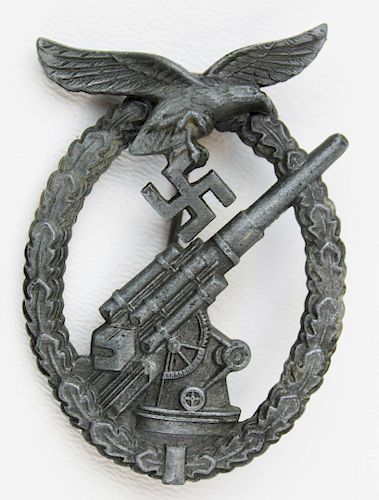 WWII German Luftwaffe Flak badge