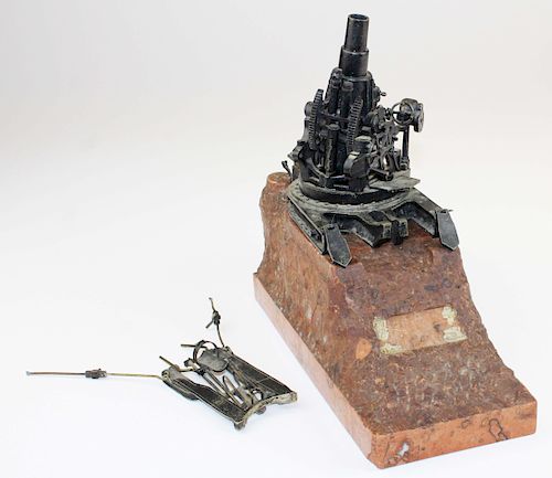 WWI model Austrian siege mortar