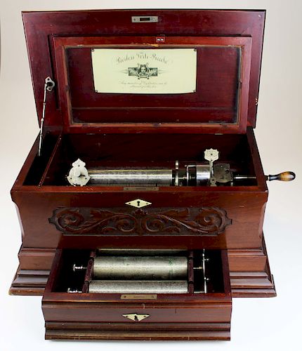 Peerless Forte Piccolo cylinder music box