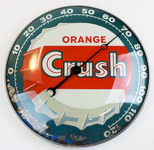 Orange Crush bubble thermometer