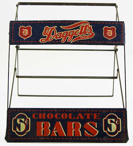 Daggett's Chocolate Bars countertop display