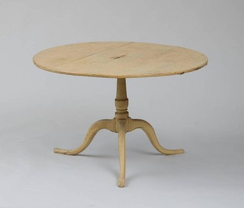 ENGLISH PROVINCIAL PAINTED TILT-TOP TABLE