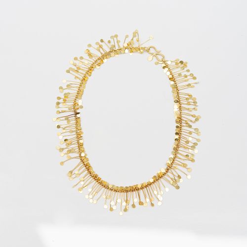 Modernist 18k Gold Necklace