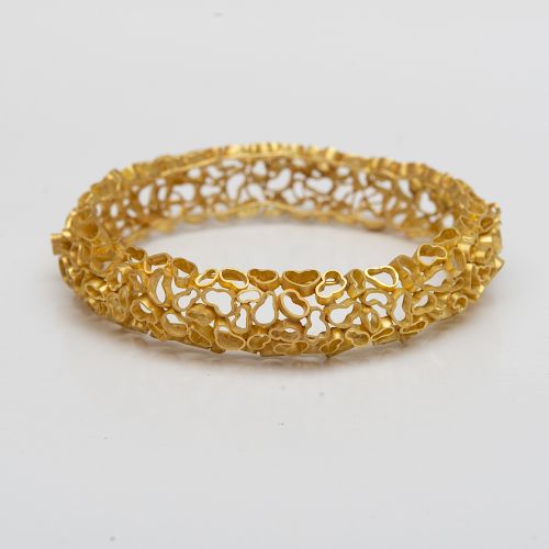 18k Gold Bracelet, in the Style of Andrew Grima