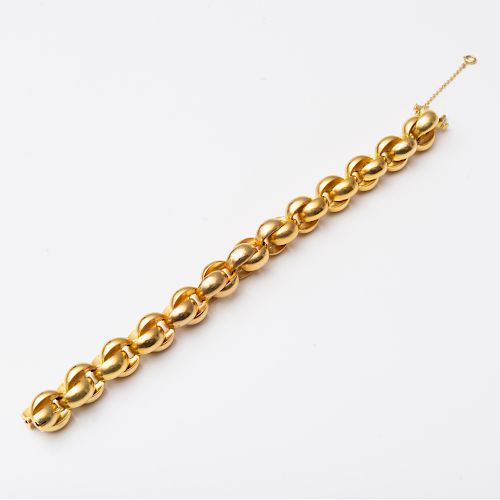 18k Gold Fancy Link Bracelet