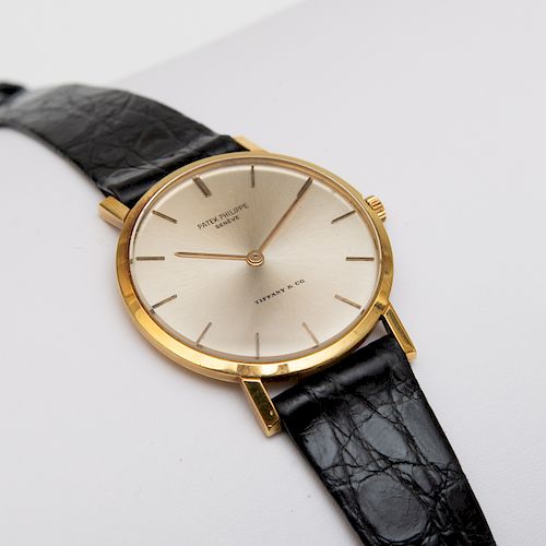Patek Philippe, Retailed by Tiffany & Co. 18k Gold Wristwatch