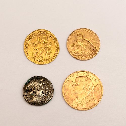 Miscellaneous Group of Four Coins