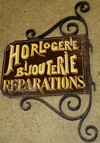 late 19th/ Early 20th c Jewelers sign