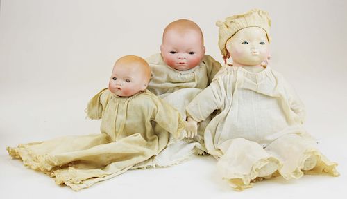 Grace S Putnam Bye-lo & two baby dolls
