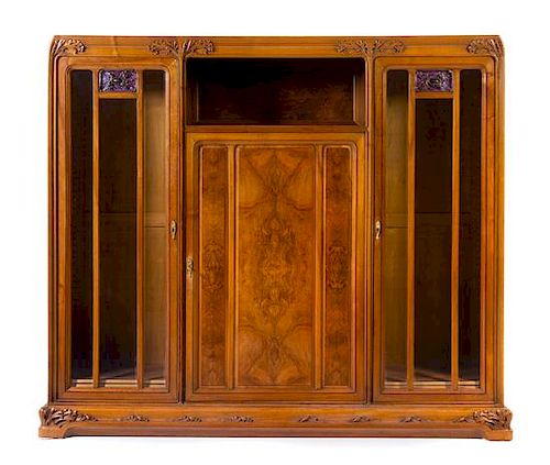 Louis Majorelle, (French, 1859-1926), Seaweed cabinet