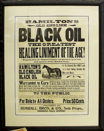 Hamilton's Black Oil 