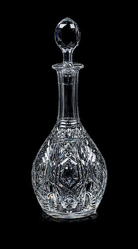 A Baccarat Decanter Height 12 1/8 inches.