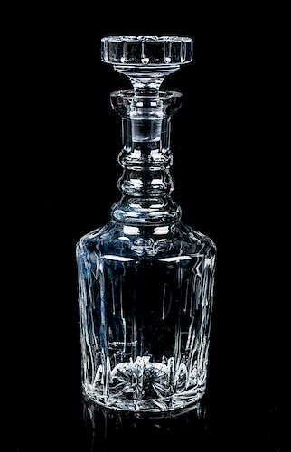 A Glass Decanter Height 11 3/8 inches.