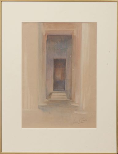 Howard Carter (1874-1939): Entryway in an Egyptian Tomb