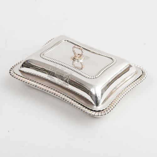 George IV Armorial Silver Vegetable and Cover