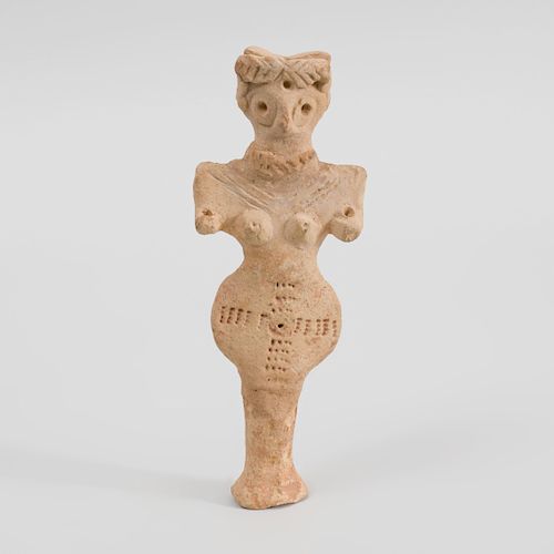 Syro-Hittite Pottery Votive Figure