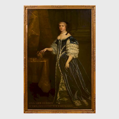 Studio of Sir Peter Lely (1618-1680): Portrait of Anne Hyde, Dutchess of York