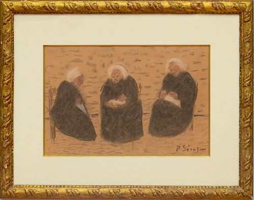 Paul Sérusier (1864-1927): Three Seated Women