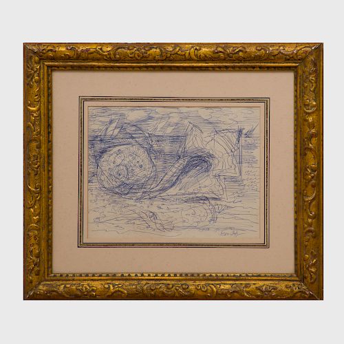 Jean Dufy (1888-1964): Coquille Sur La Plage