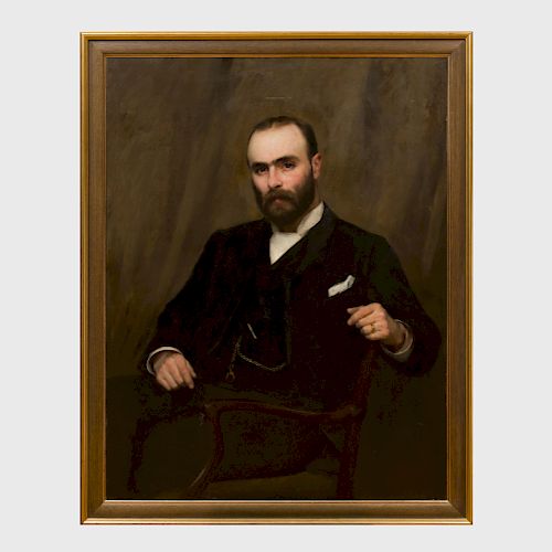 Thomas Benjamin Kennington (1856-1916): Portrait of Alexander Garthside White