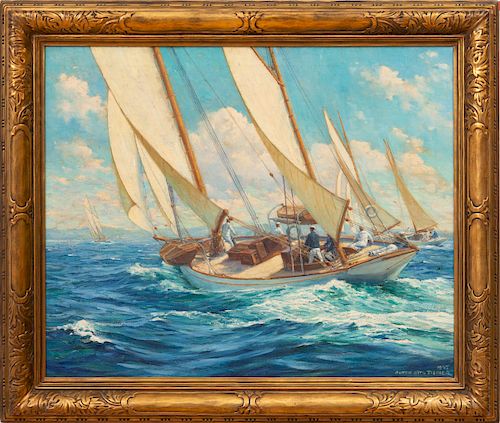 Anton Otto Fischer (1882-1962): Summer Seas