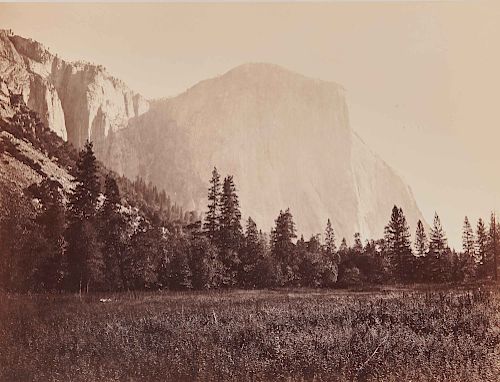 CARLETON WATKINS, (American, 1829-1916), El Capitan, Yosemite Valley