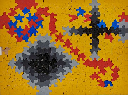 A "Personal Pattern Puzzle" designed by JULIA and LYONEL FEININGER in 1941