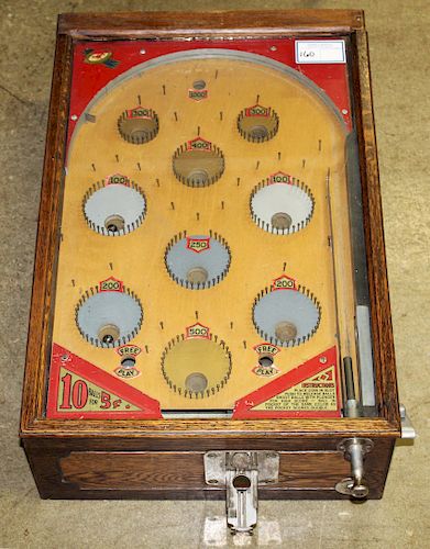 Pacific Chicago 1930's tabletop pinball machine
