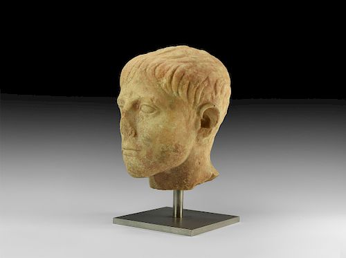 Roman Head of Caius or Lucius Caesar