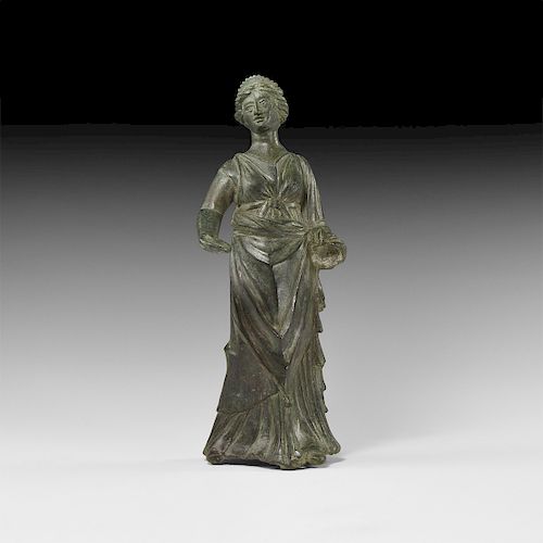 Large Roman Statuette of a Noble Lady