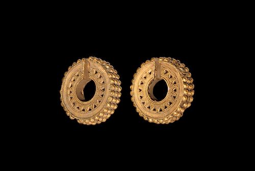 Achaemenid Gold Earrings