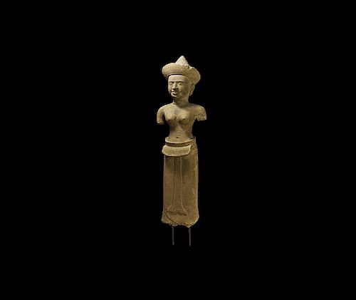 Khmer Statue of a Goddess