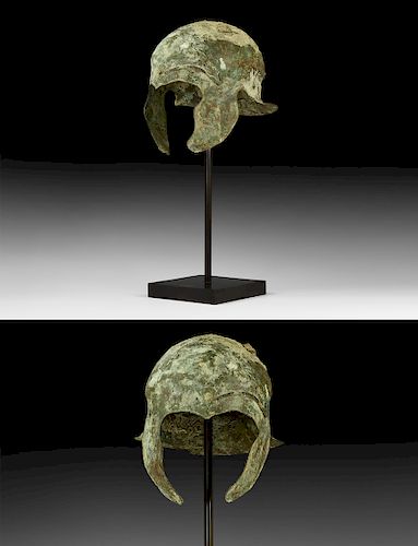 Greek One-Piece Helmet of Chalcidian Type