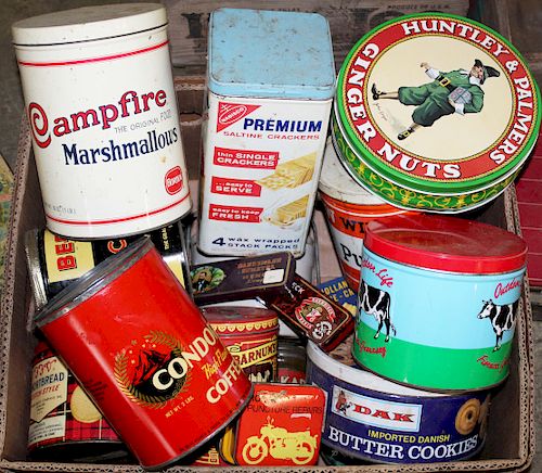 Kitchen & vintage food storage tins