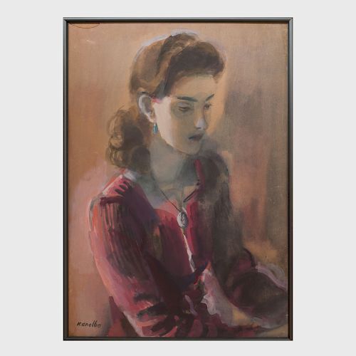 Raymond Kanelba (1897 - 1960): Portrait of a Daughter