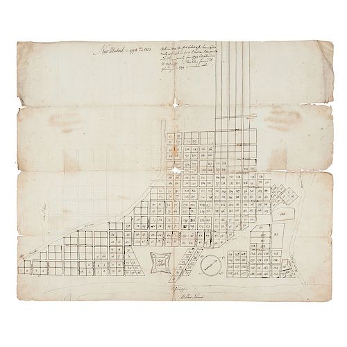 Missouri Territory Collection of Early Documents, Including Map of New Madrid, Plus