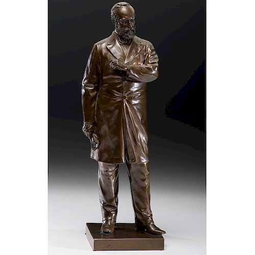 James A. Garfield Bronze by Louis T. Rebisso
