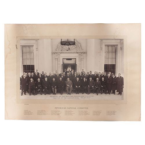 Republican Party Photograph Featuring Teddy Roosevelt, 1907
