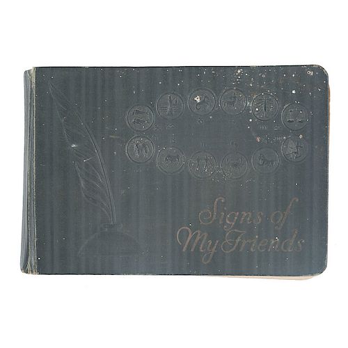 Astrological Autograph Book from Mid-20th Century