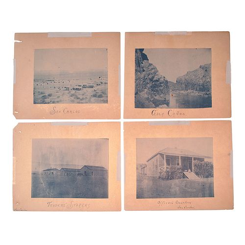 Cyanotypes of the San Carlos Apache Reservation, Ca 1910