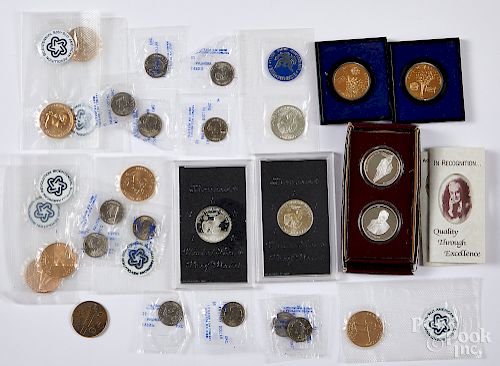 US coins and commemorative medals, etc.
