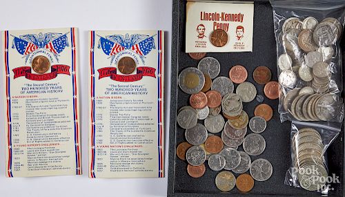 US silver coins, 12.2 ozt., etc.