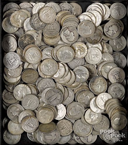 US silver quarters, 46 ozt.