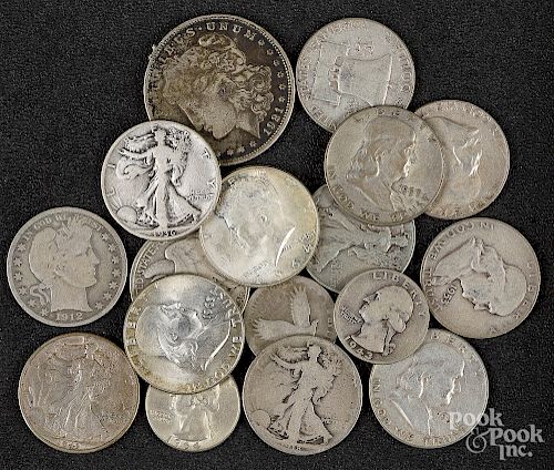 US silver coins, mostly dimes, 41 ozt.