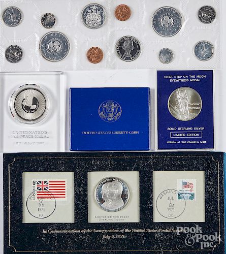 Two Canada 1964 mint sets, etc.