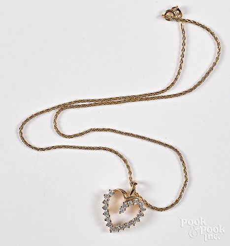 14K yellow gold necklace, etc.