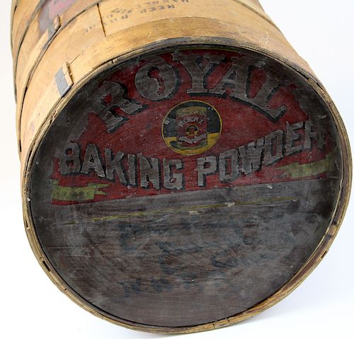 Royal Baking Powder barrel