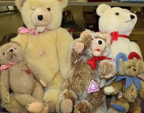 five Clemens German Teddy bears