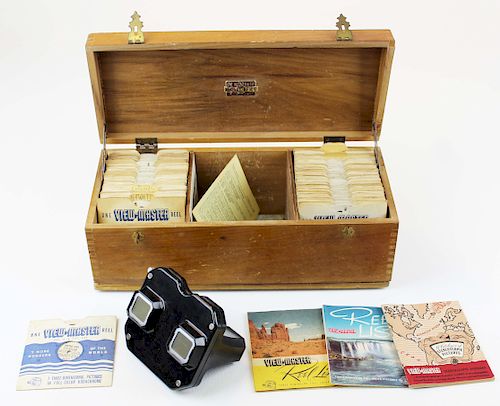 vintage View-Master collection of reels