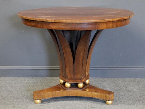 Antique Russian  Neoclassical Style Center Table